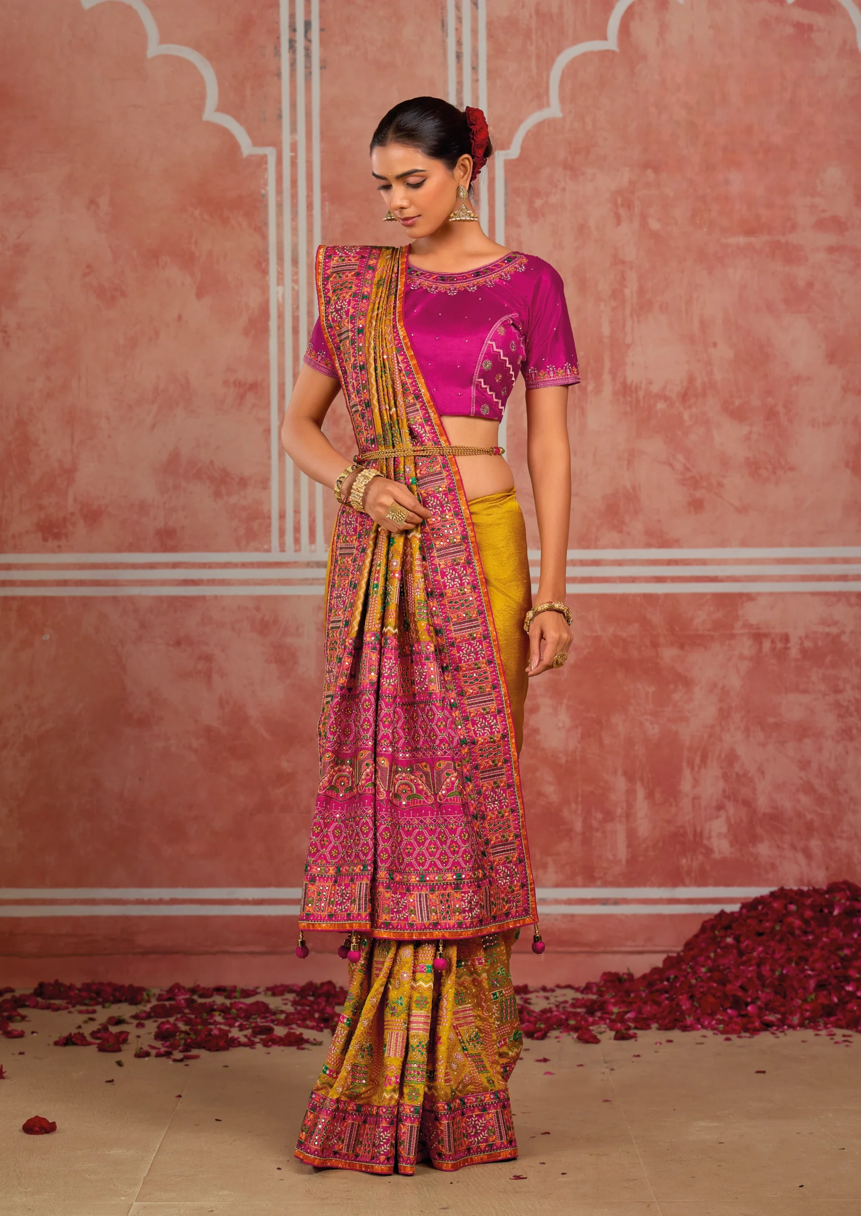 5409-musterd-3_55415257293_o-Photoroom Mustard yellow designer saree for women – Stylepreneur